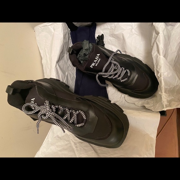 Men Prada Nevada Boot (black) - Picture 10 of 14